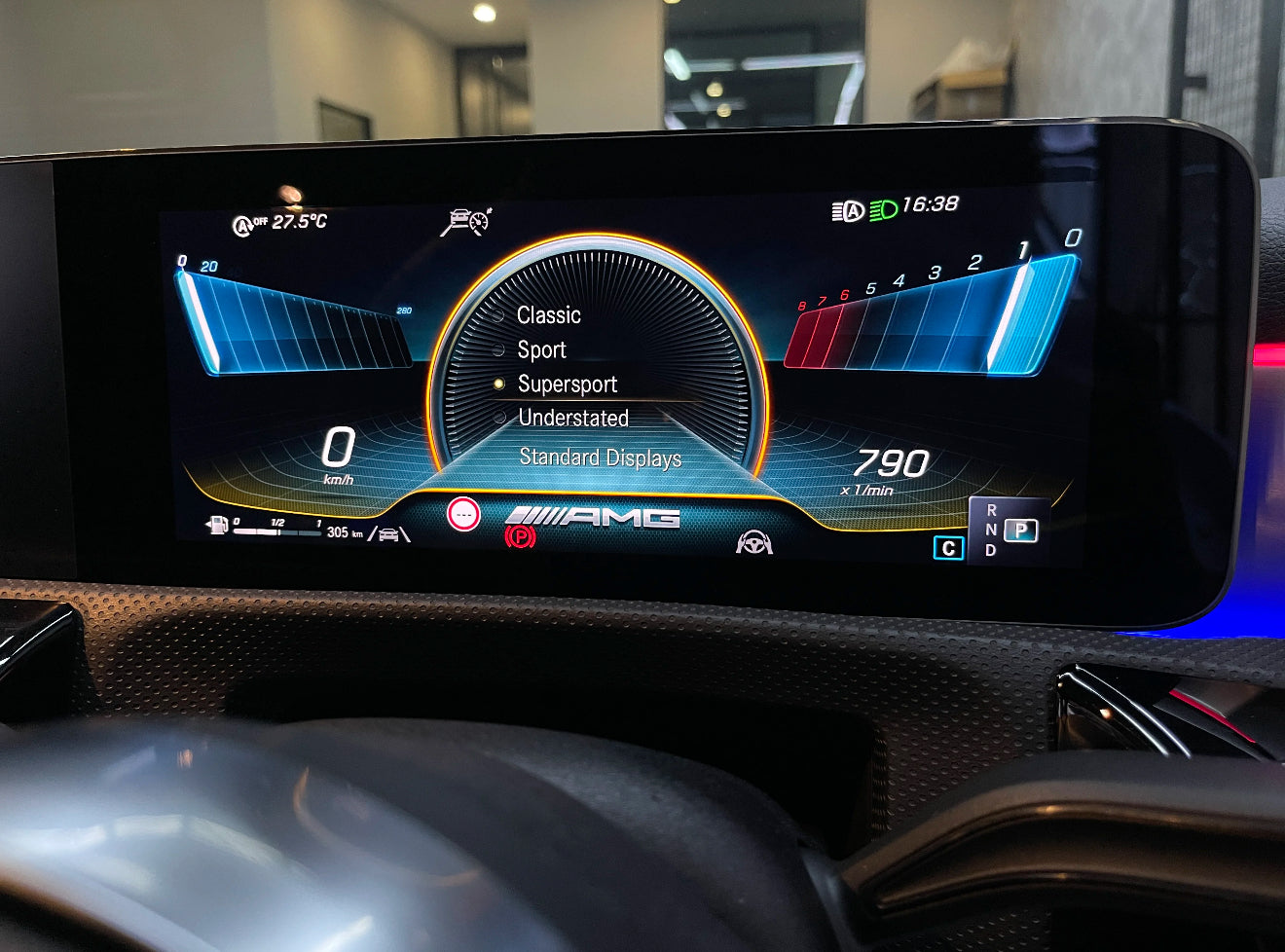 Activation Menu AMG Supersport