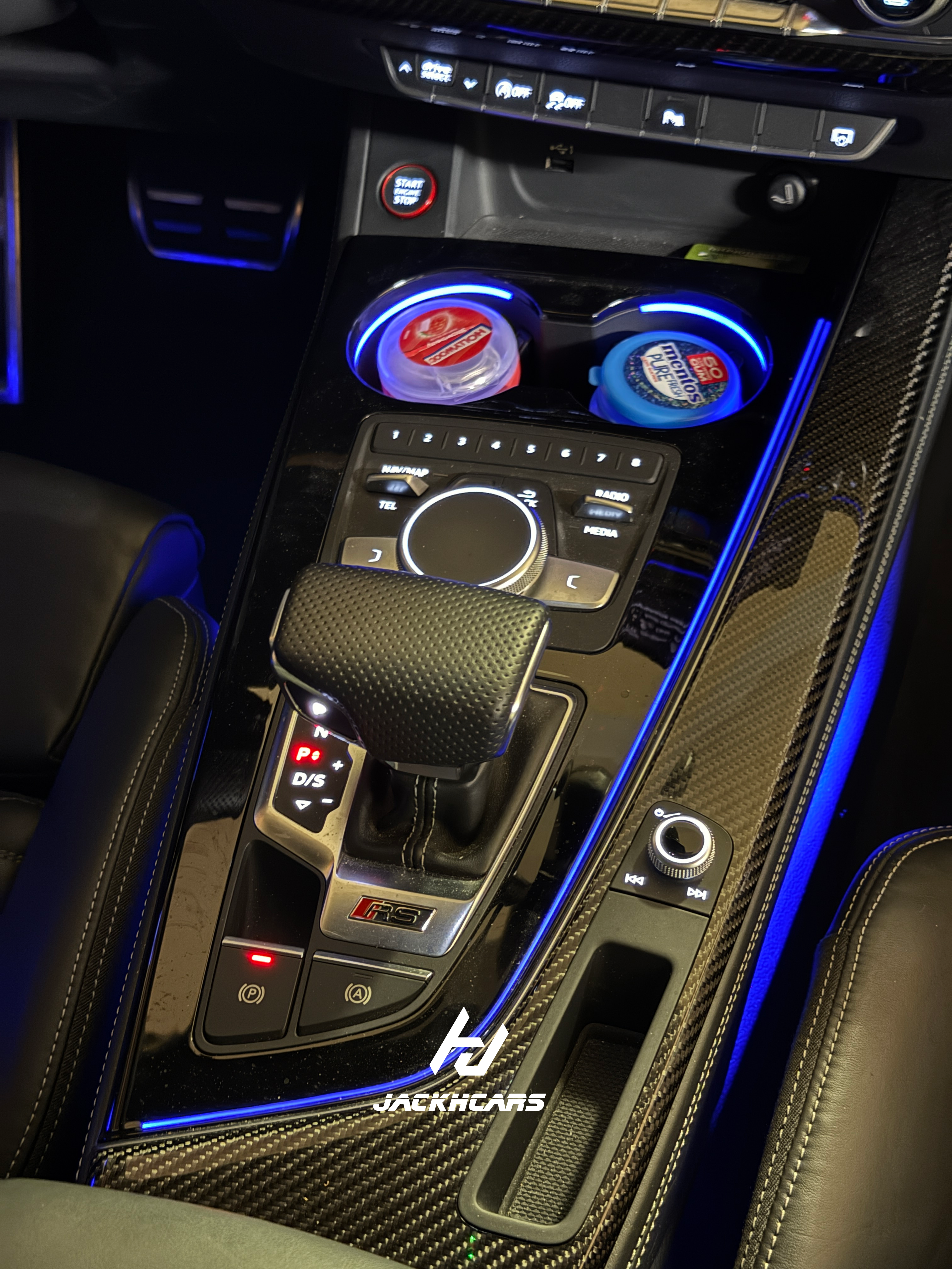 Lumière d'ambiance console RS4 / RS5 B9