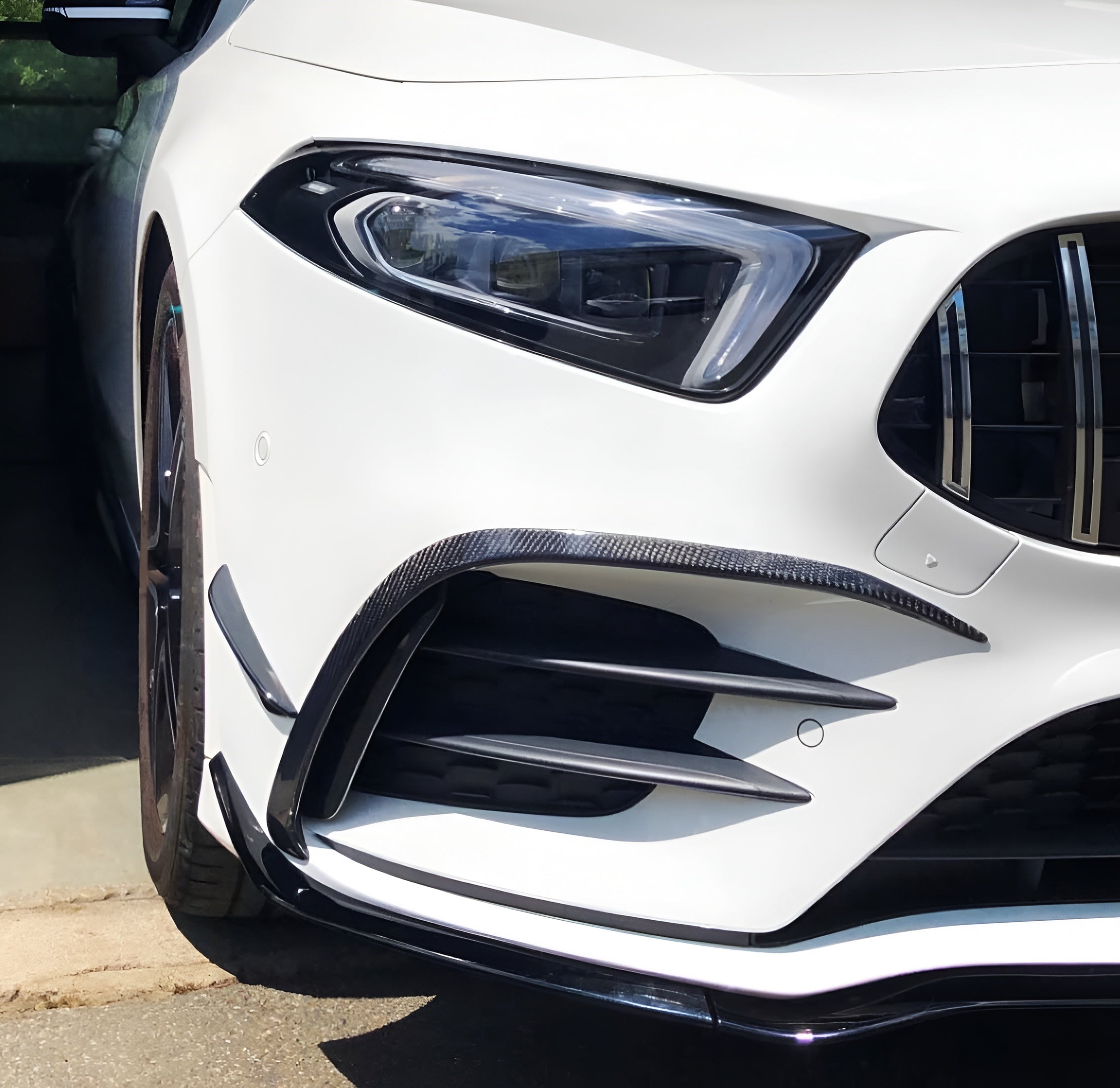 Lame avant carbone – Mercedes Classe A W177 (2018–2022)