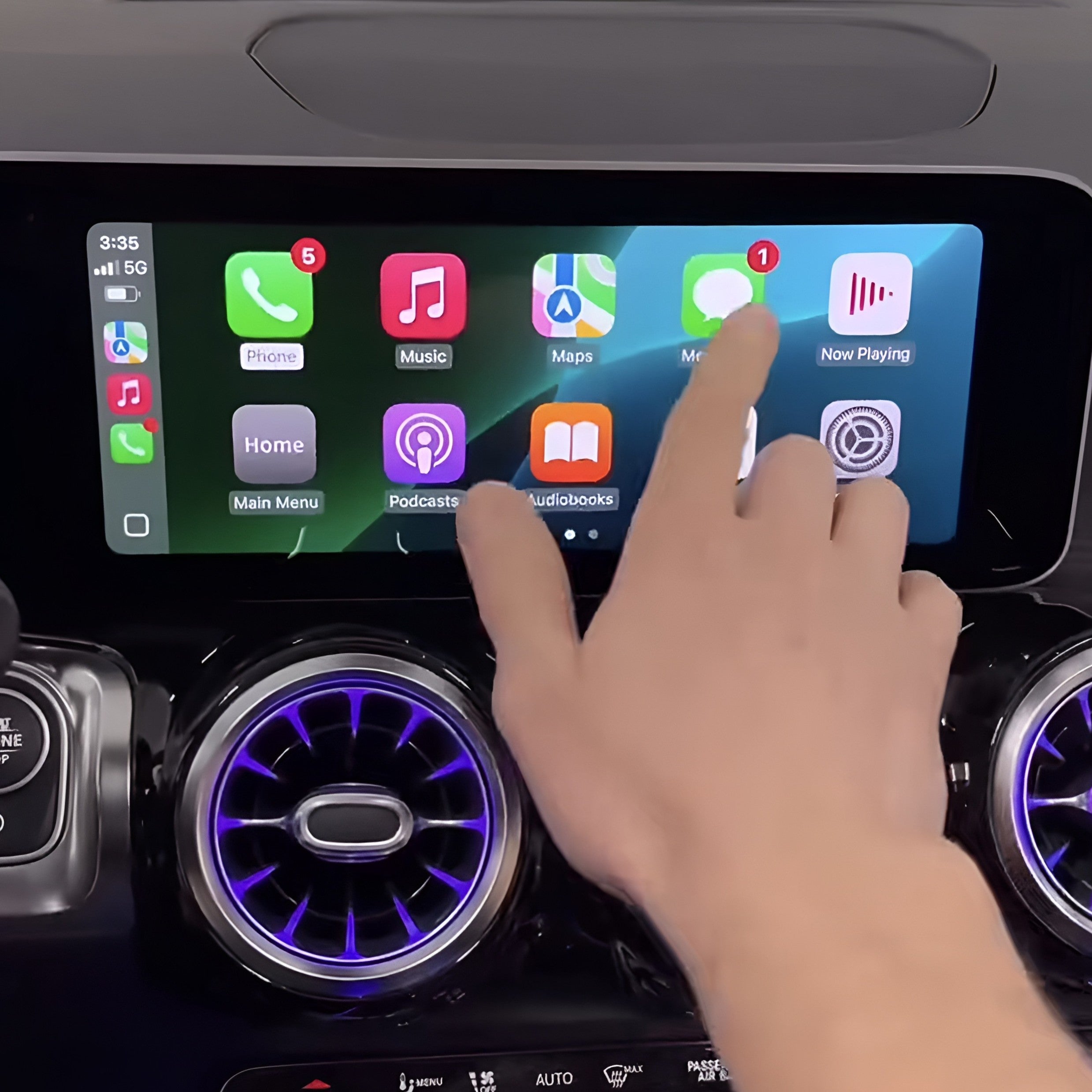 Boitier Carplay / Android Auto sans fil Mercedes-Benz NTG 6 MBUX